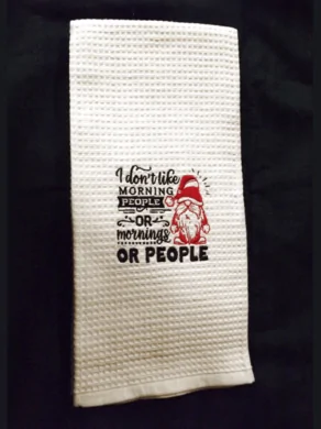 I Don't Like Morning People or Mornings or People (Gnome)