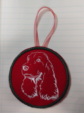 Cocker Spaniel Christmas Ornament