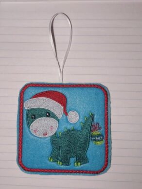 Dinosaur Christmas Ornament