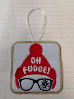 Oh Fudge Christmas Ornament