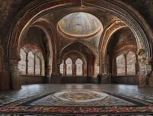 architecture embroidery