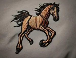 horse animal embroidery