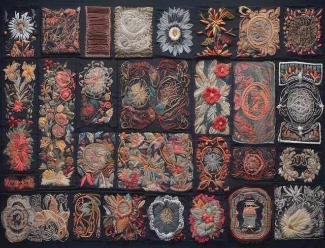 intricate embroidery styles