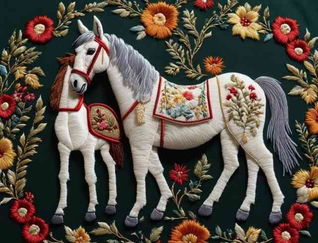 agamograph embroidery soldier