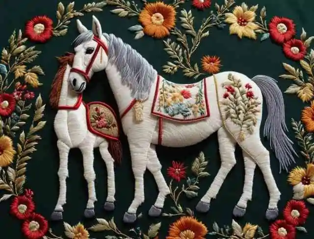 agamograph embroidery soldier