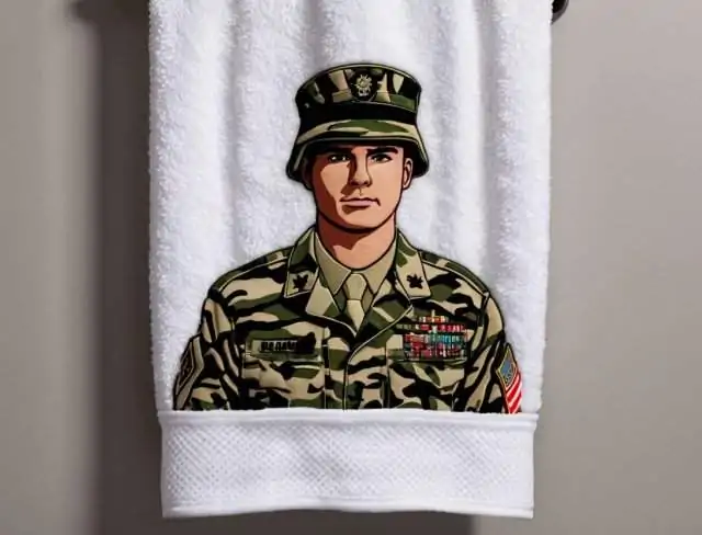 agamograph embroidery soldier