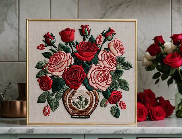 botanical needle art