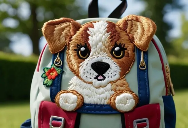 children's embroidery backpack