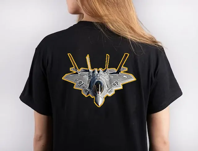 embroidered f22 raptor