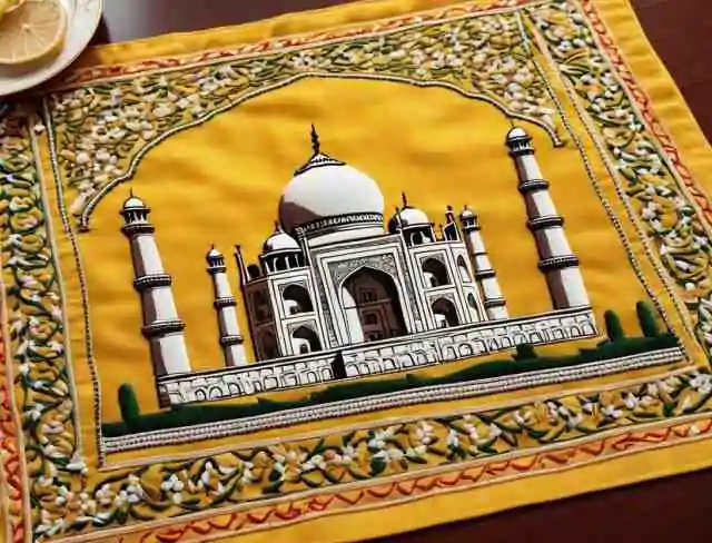 embroidery technology taj mahal
