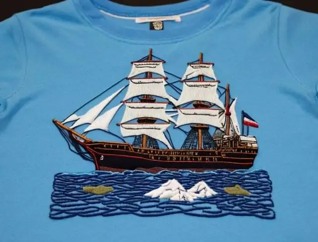 fiber art ship