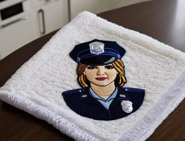 first responder embroidery police
