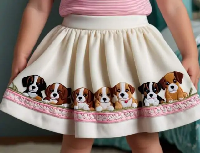 opulent needlework puppies