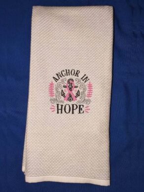 Anchor In Hope (Breast Cancer Ribbon)