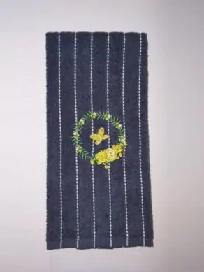 Butterfly and Rose Wreath