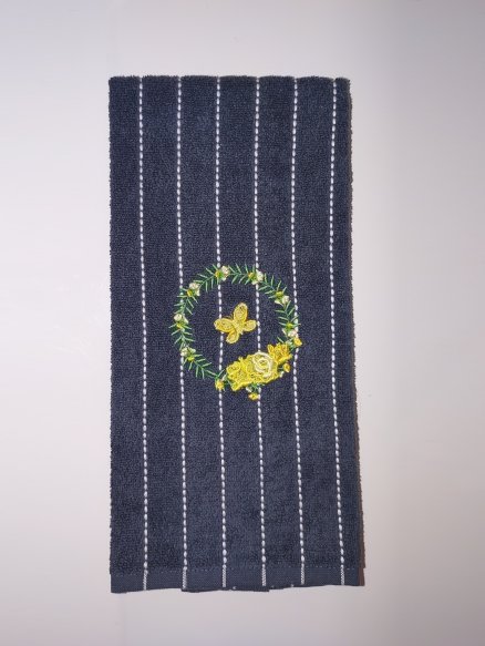 Butterfly and Rose Wreath