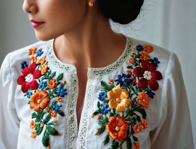 cotton fabric blouse