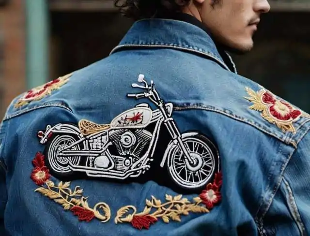 denim fabric jacket