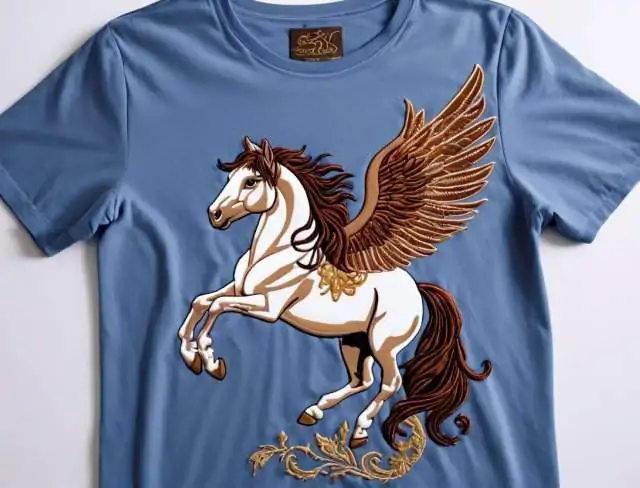 embroidered creatures pegasus