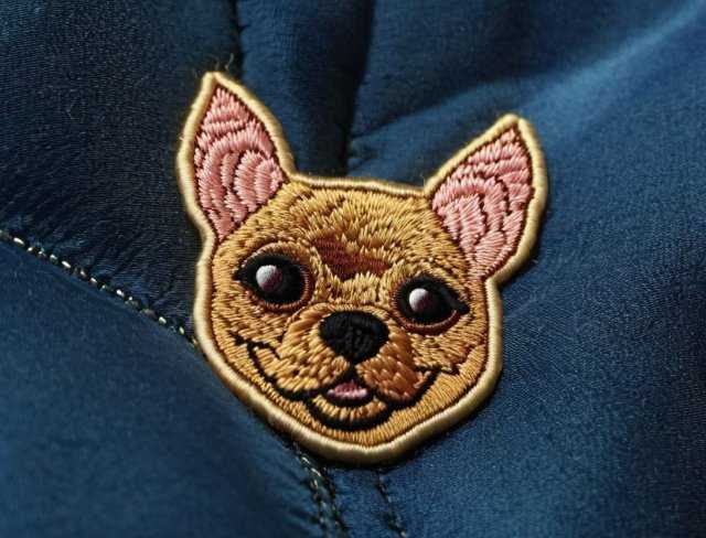 embroidered dog chihuahua