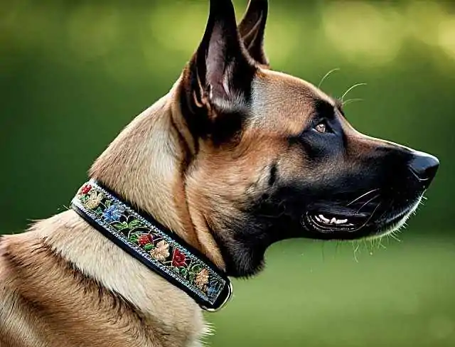 embroidered pet accessories malinois