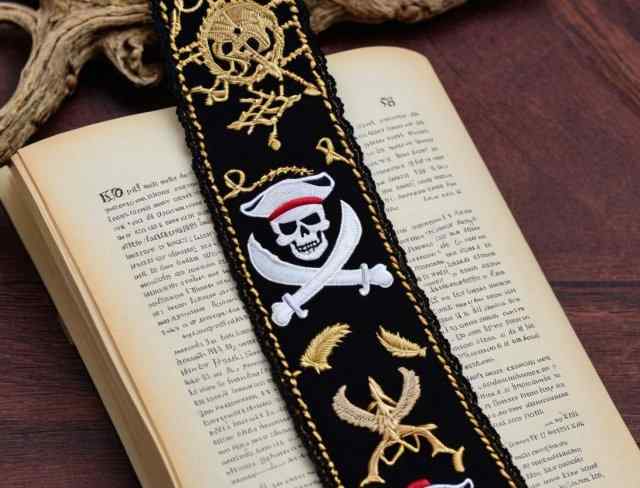 embroidered reverie bookmark