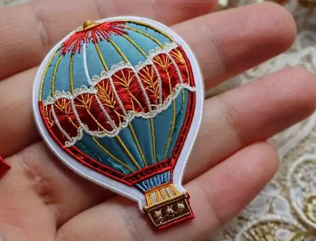 embroidery applique design baloon