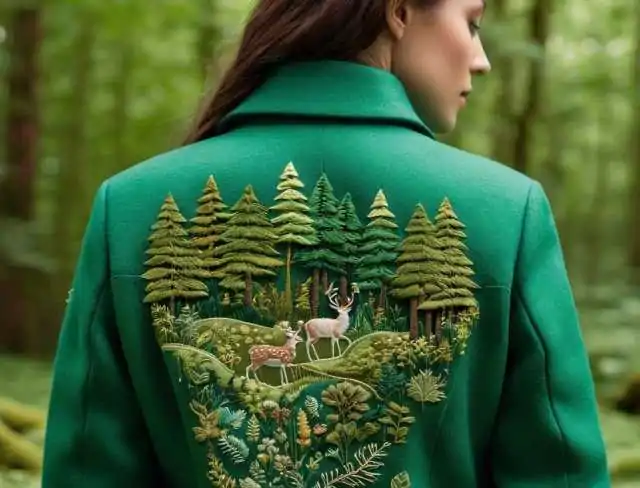 felt fabric jacket