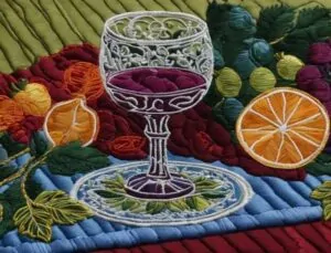 gastronomy embroidery