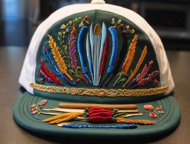 gastronomy embroidery culinary hat