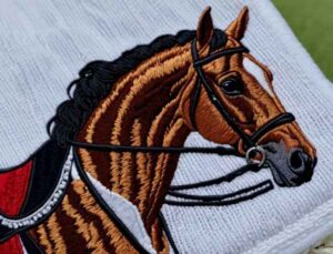 horse embroidery