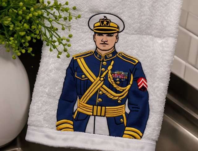 majestic embroidery soldier