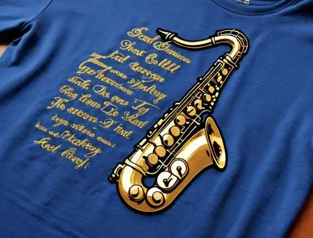 melodic embroidery saxophone
