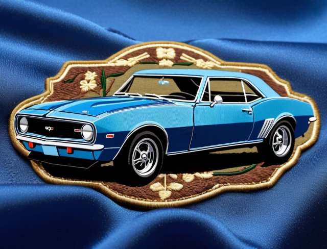 satin fabric 1967 Camaro SS