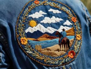 denim fabric western