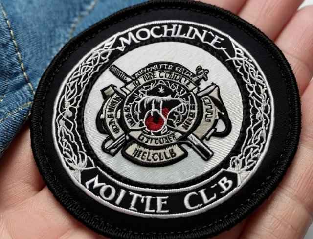 embroidered patch motorcycle club