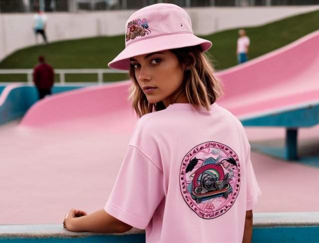 hat embroidery bucket