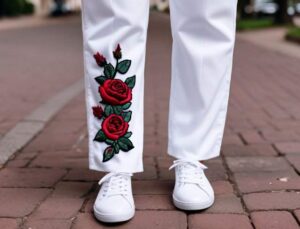pants embroidery