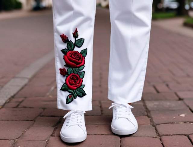 pants embroidery