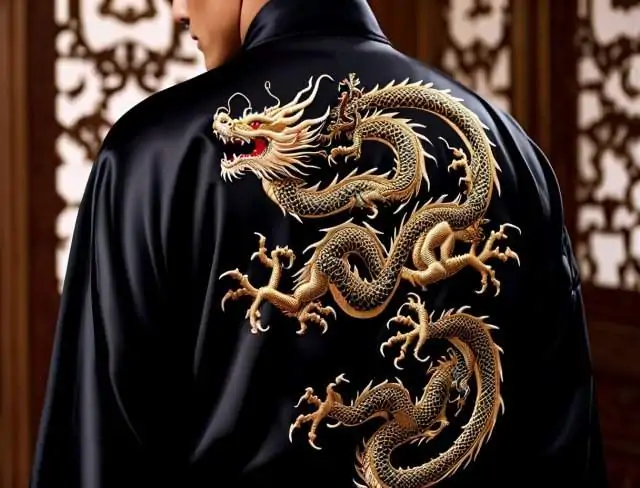 robe embroidery dragon