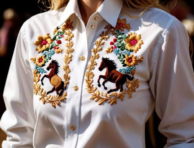 shirt embroidery eagle