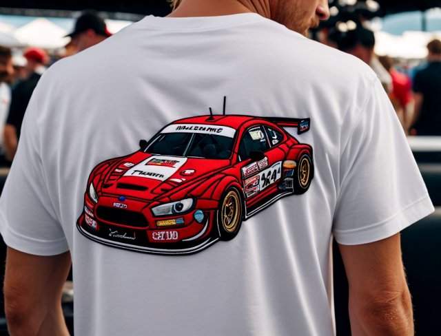 shirt embroidery race car