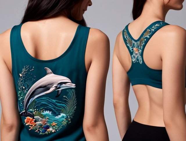 shirt embroidery tank top