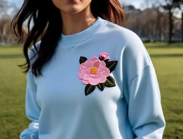 sweater embroidery athletic