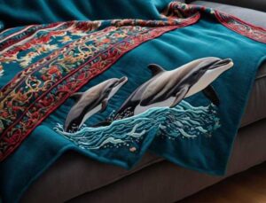 wool fabric throw blanket