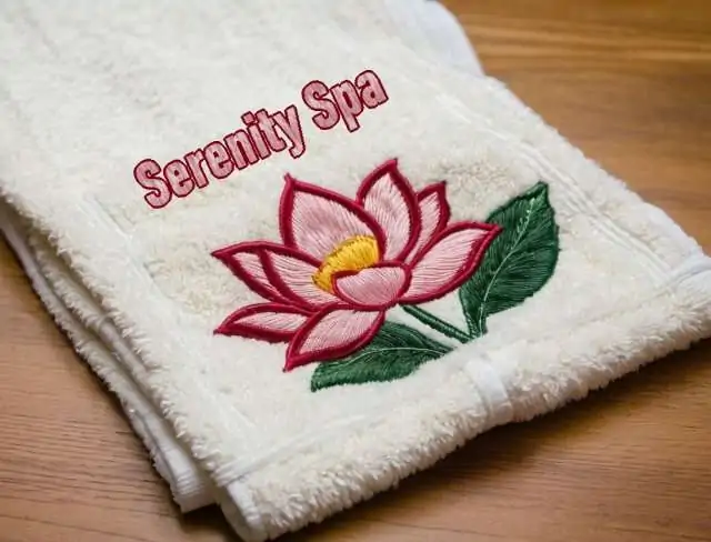 custom embrodiery towel
