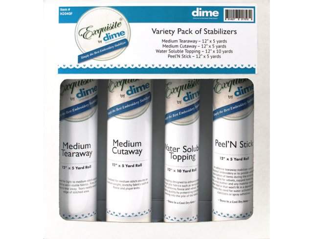 dime embroidery stabilizer
