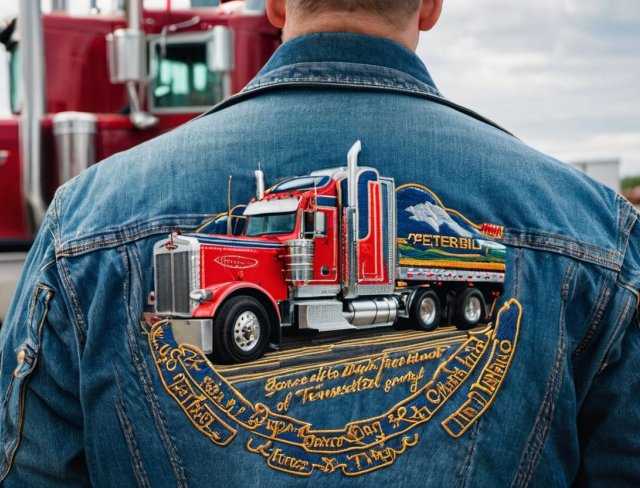 jacket embroidery big rig