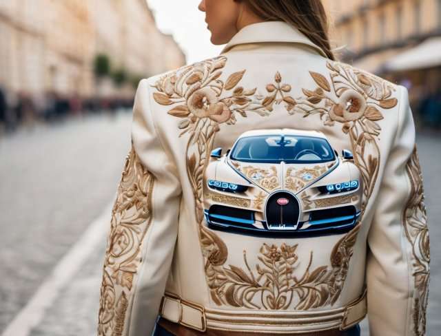 jacket embroidery bugatti chiron