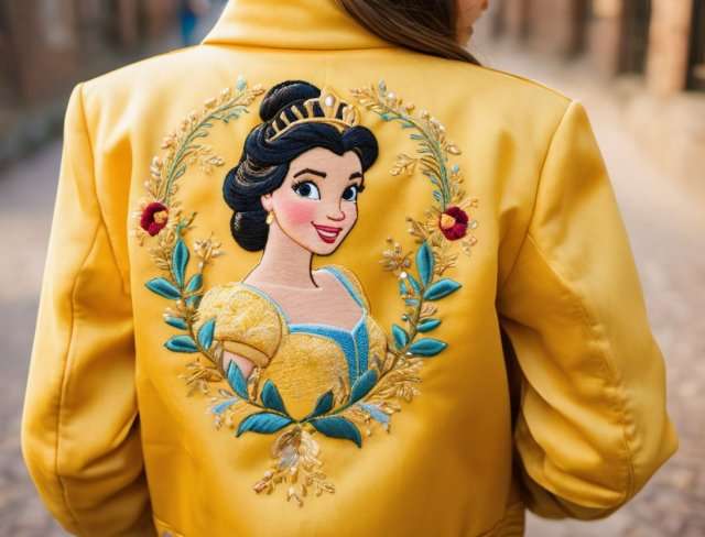 jacket embroidery princess